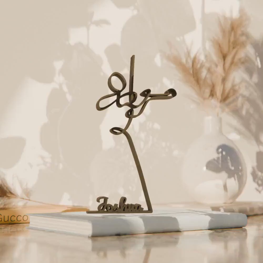 Violinist - Customized Line Art Figure