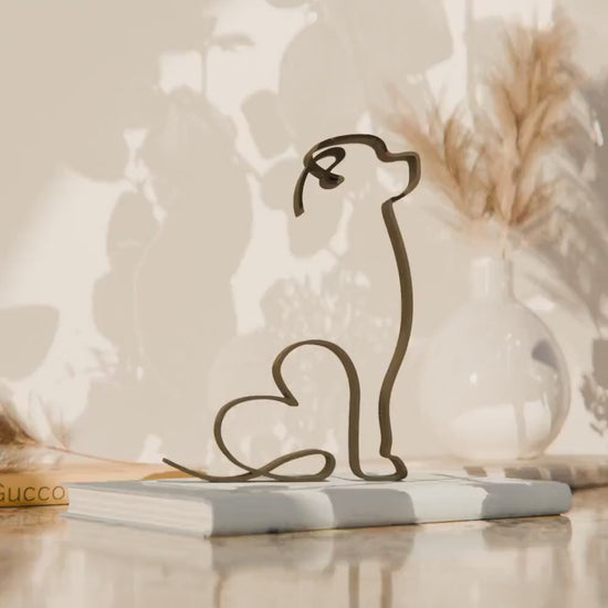 Rottweiler Dog 16 - Line Art Figure