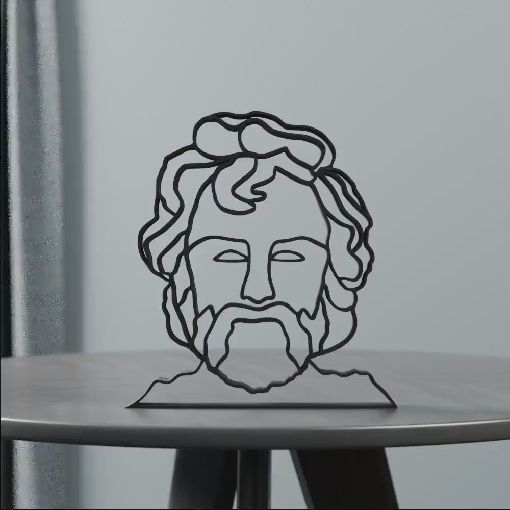 Epictetus - Line Art Figure
