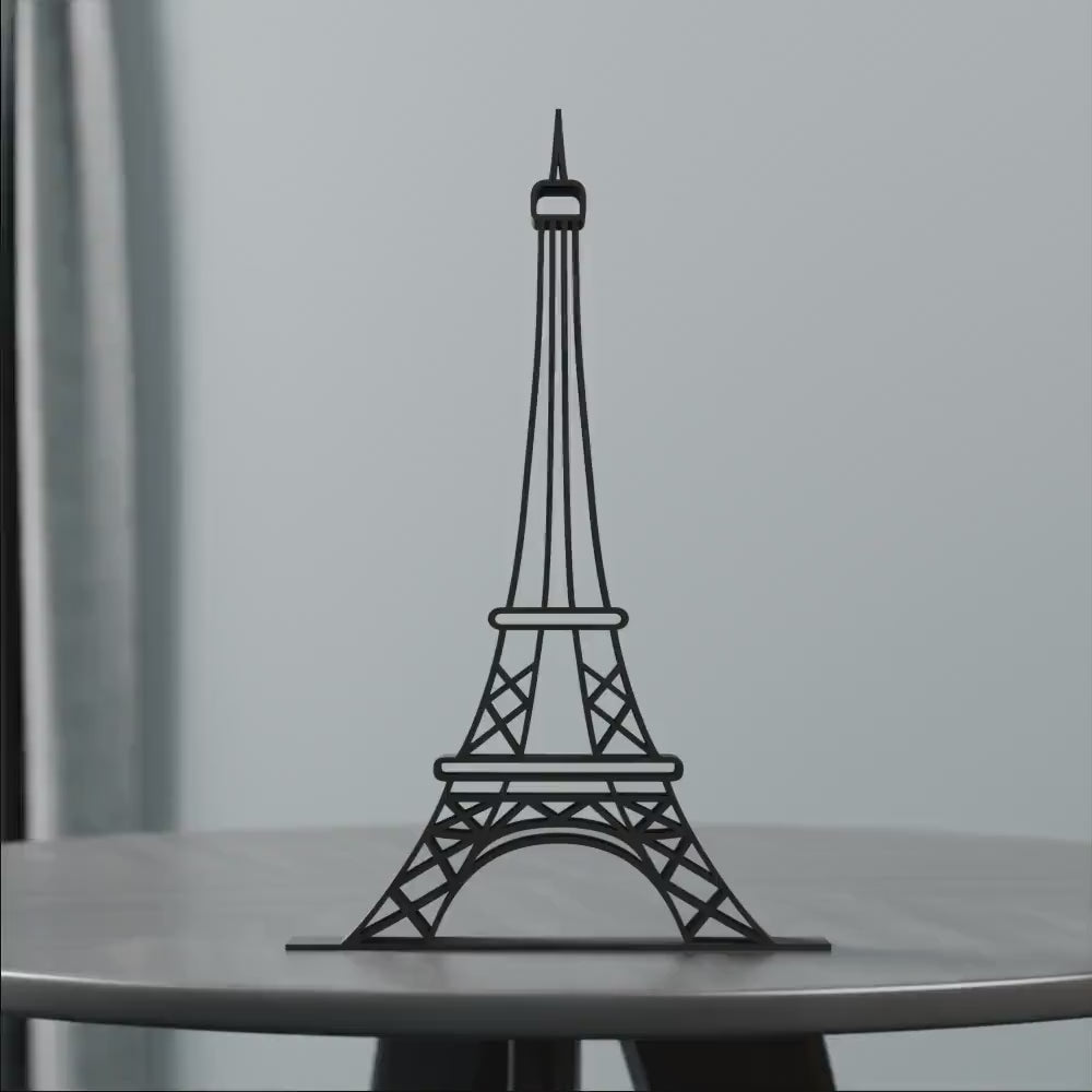 Eiffel Tower - Customized Line Art Figure