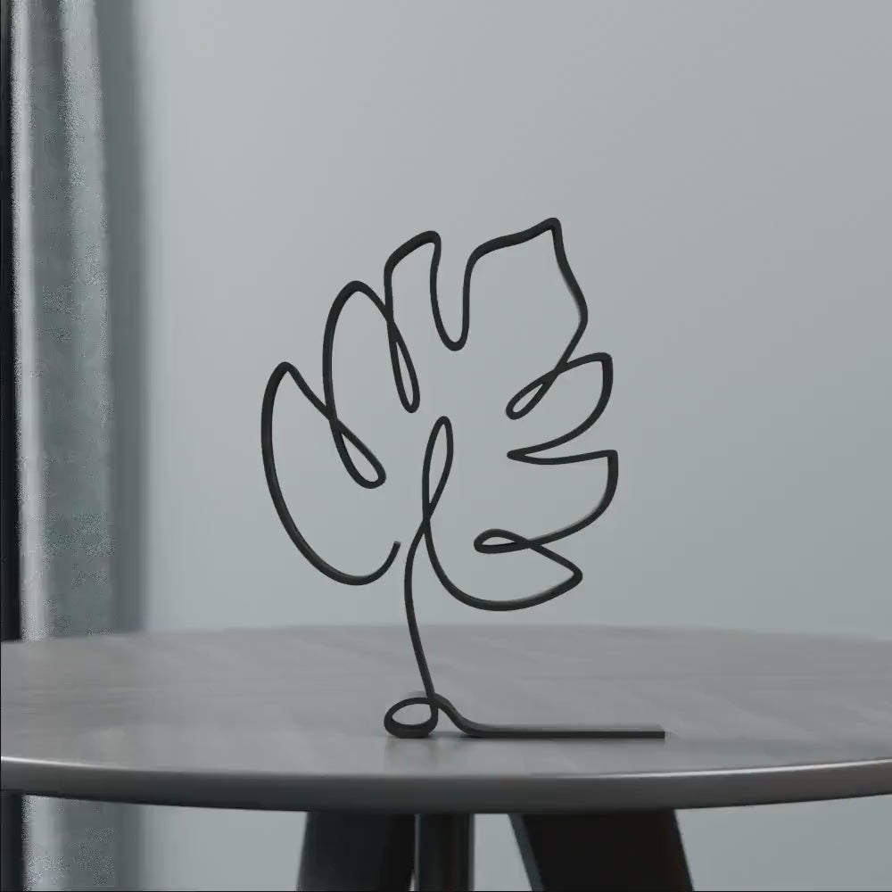 Leaf - Customized Line Art Figure