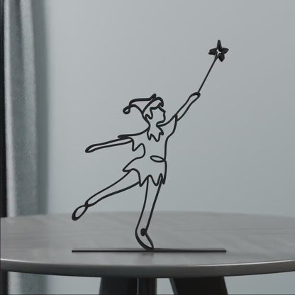 Peter Pan - Customized Line Art Figure