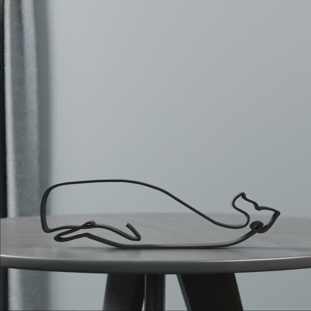 Moby Dick - Customized Line Art Figure