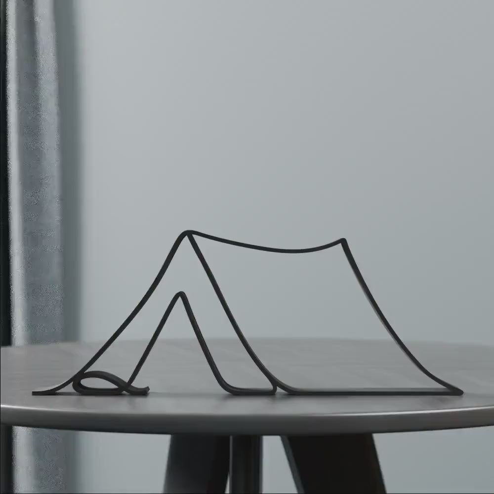 Camper - Customized Line Art Figure