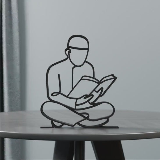 Muslim Man - Customized Line Art Figure