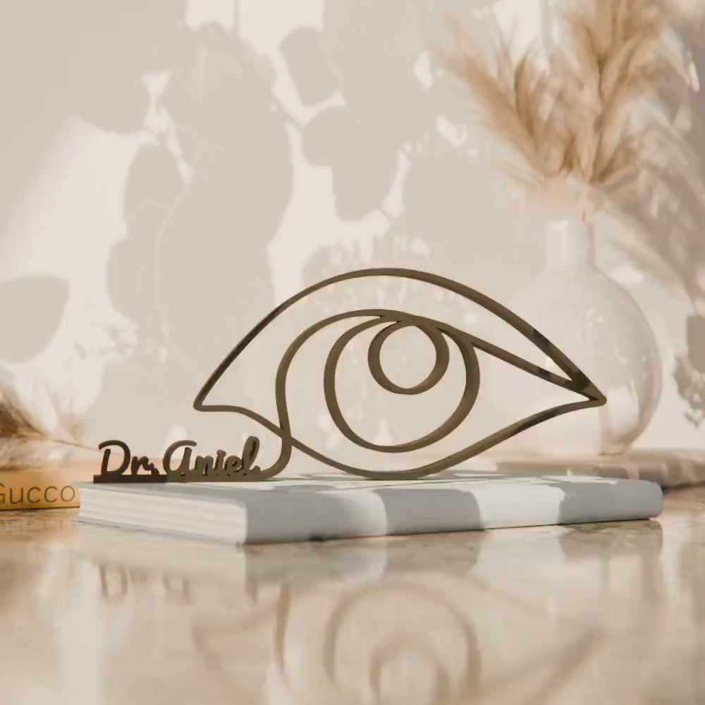 Eye Doctor - Customized Line Art Figure