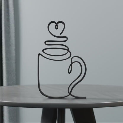 Coffee Mug - Customized Line Art Figure