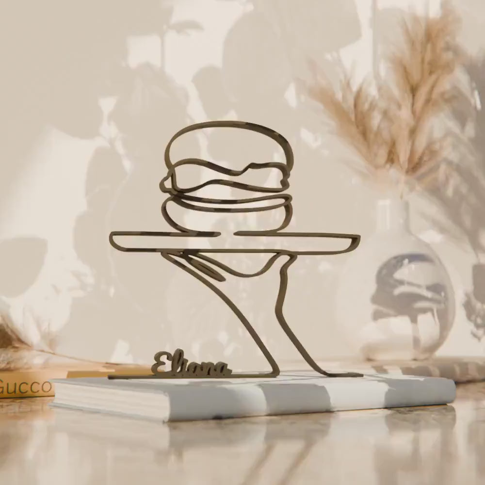 Fast Food Worker Figure