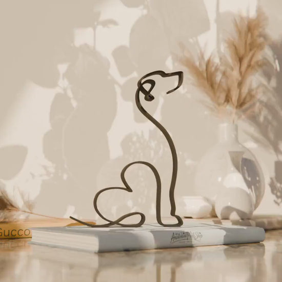 Rhodesian Ridgeback Dog 19 - Line Art Figure