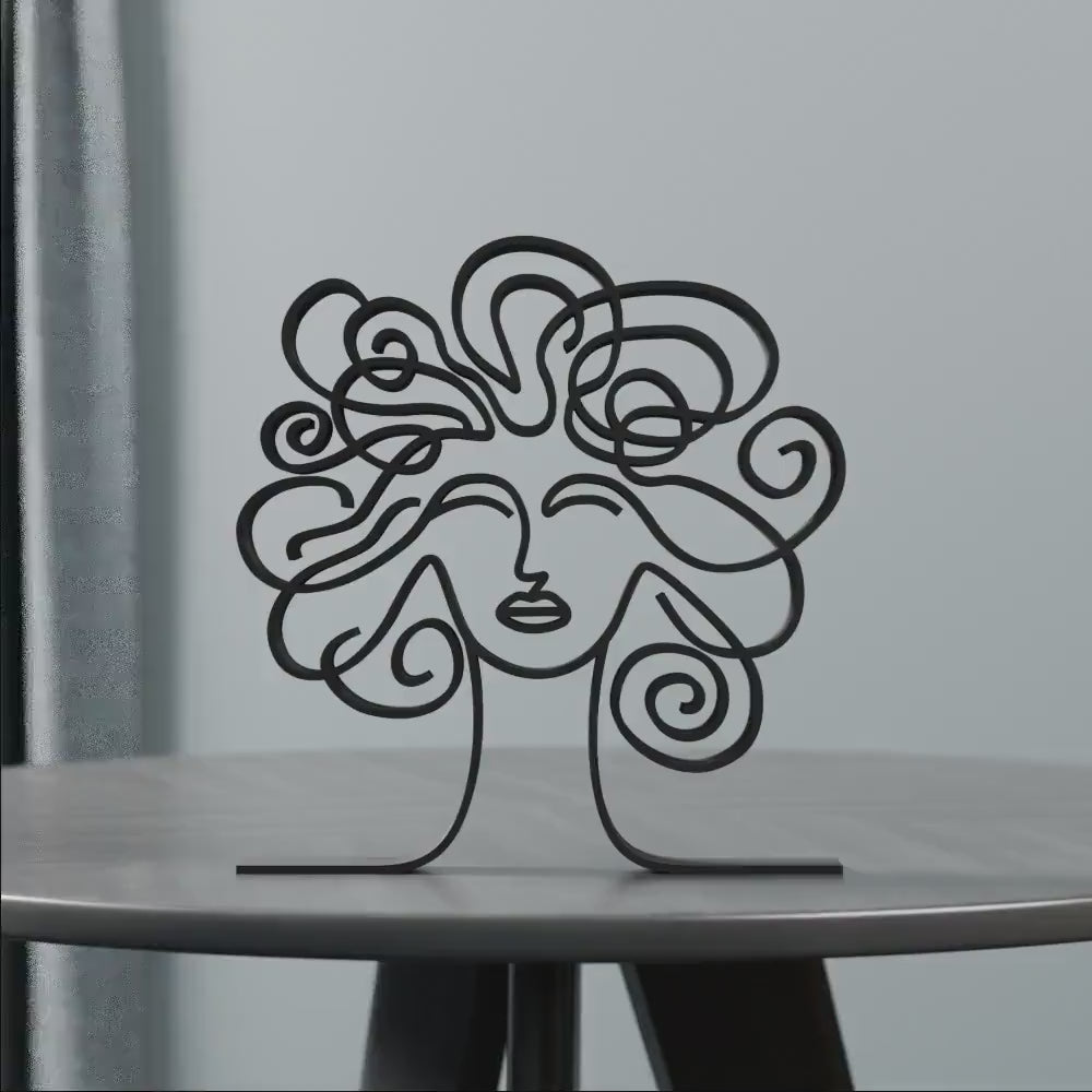 Medusa - Customized Line Art Figure