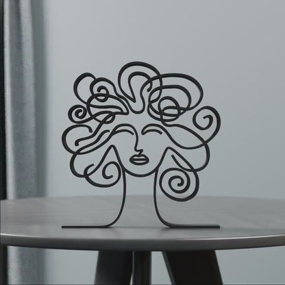 Medusa - Customized Line Art Figure