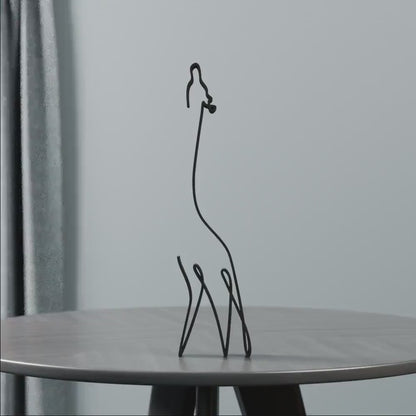 Giraffe - Line Art Figure