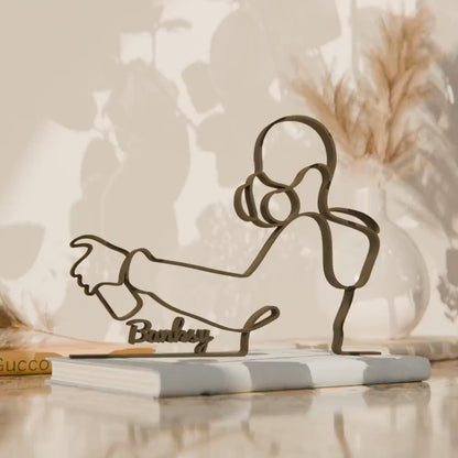 Graffiti Painter - Customized Line Art Figure