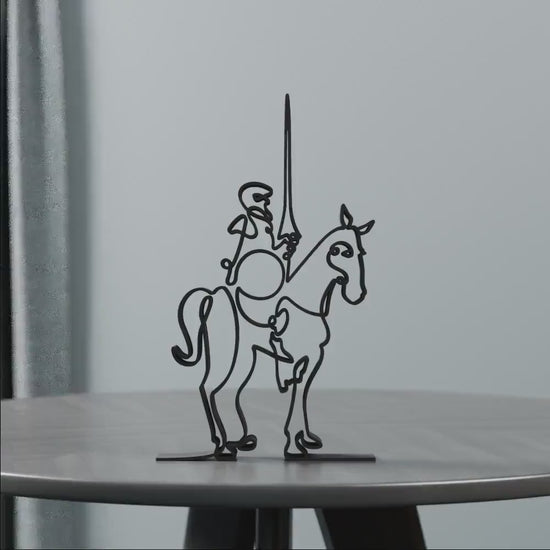 Don Quijote - Customized Line Art Figure