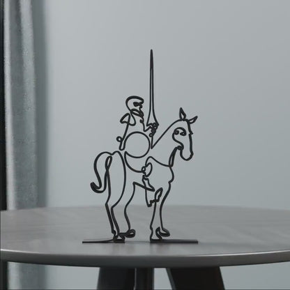 Don Quijote - Customized Line Art Figure