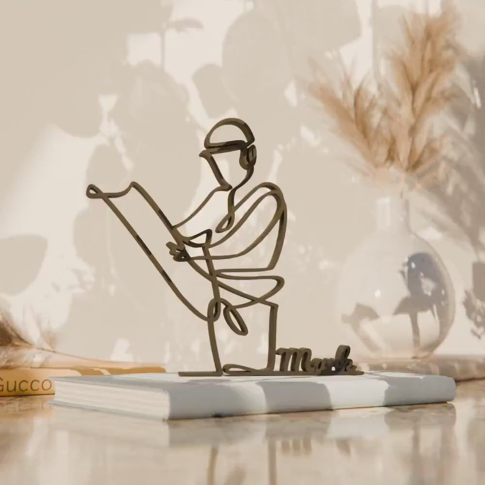 Architect - Customized Line Art Figure