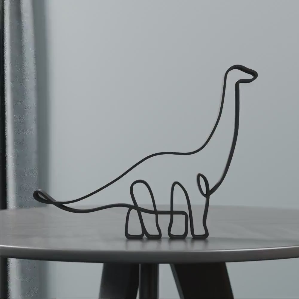 Dinosaur - Line Art Figure