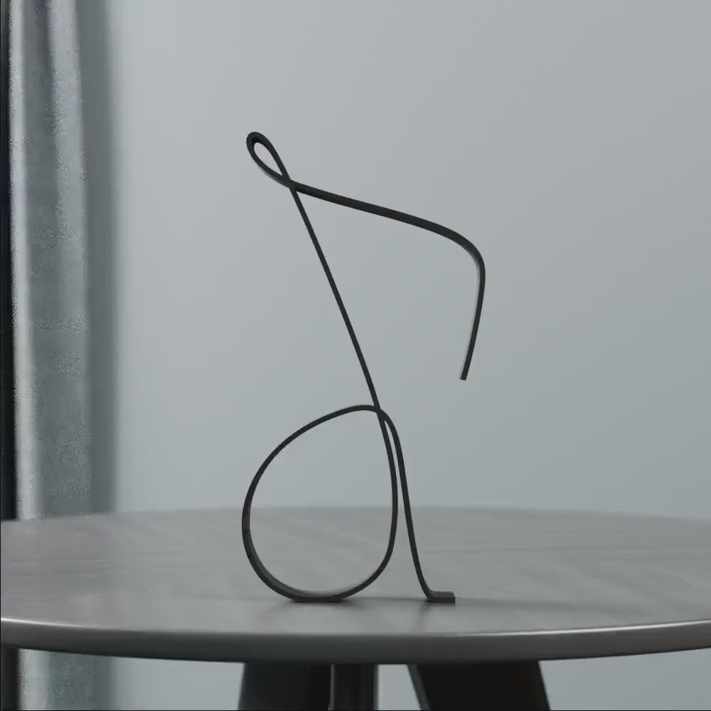 Music Note - Customized Line Art Figure