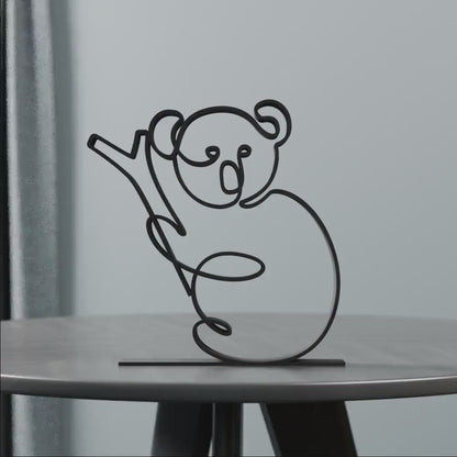 Koala - Customized Line Art Figure