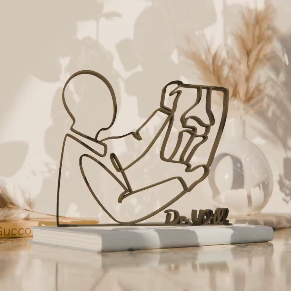 Radiographer - Customized Line Art Figure