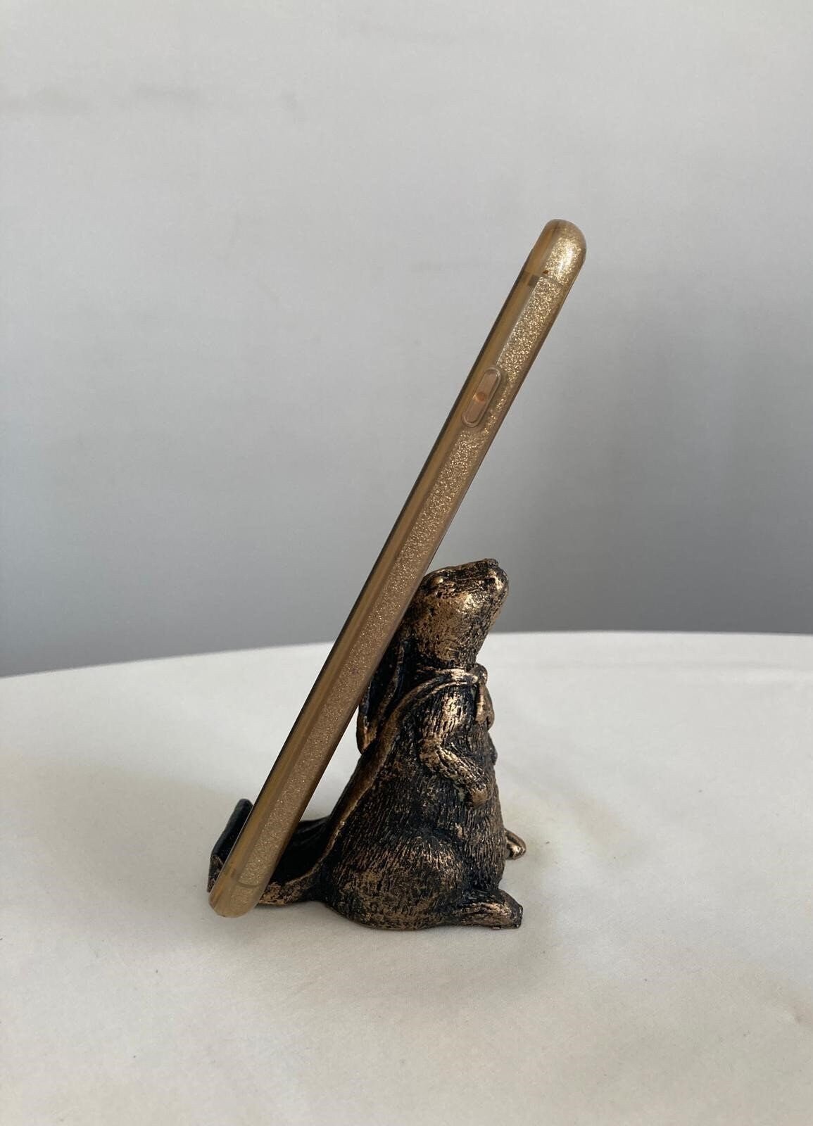 Anatolian Gift BoxRabbit Phone Holder,Book Holder, Bookworm gift idea, Novel gift idea, Birthday gift