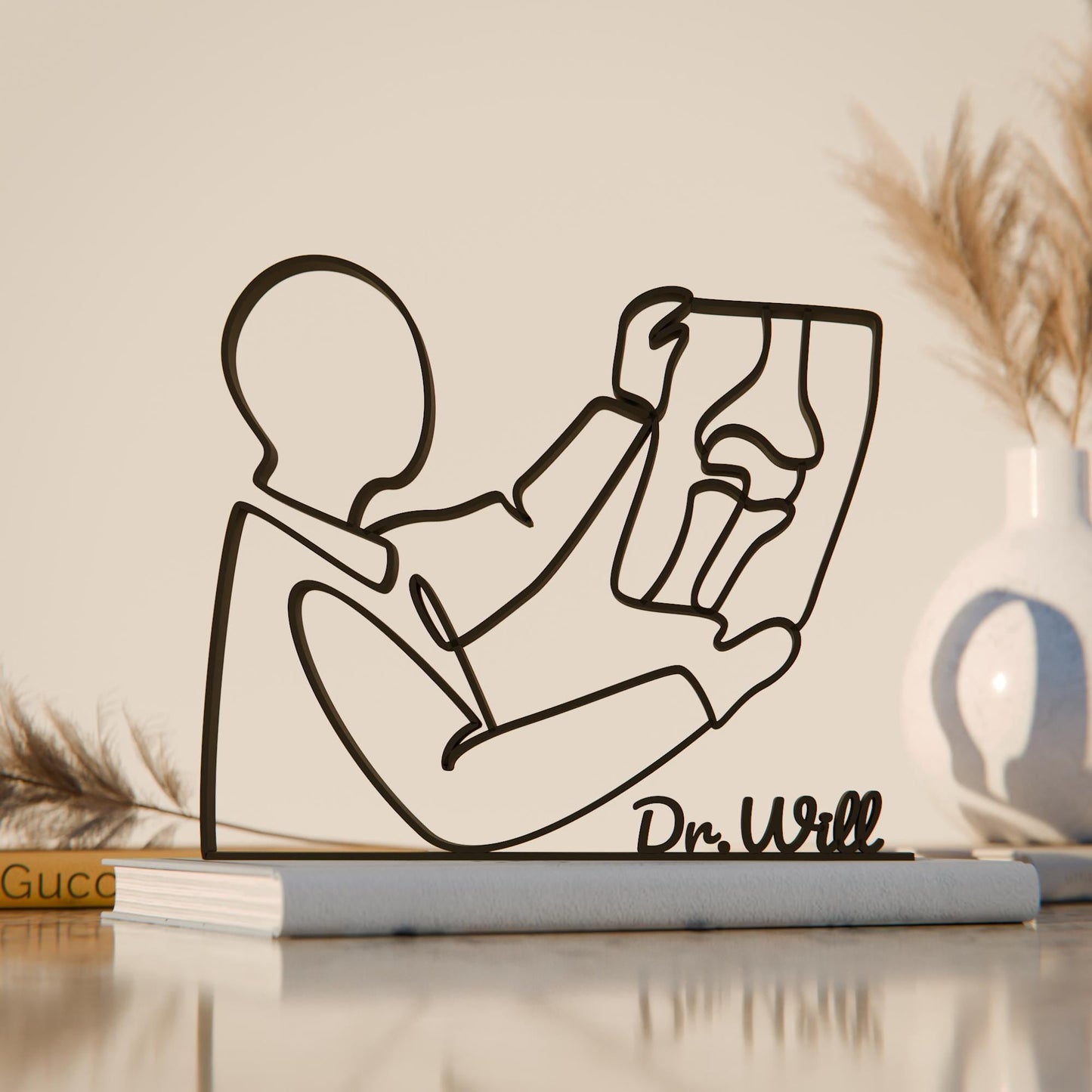 Anatolian Gift BoxRadiographer - Customized Line Art Figure