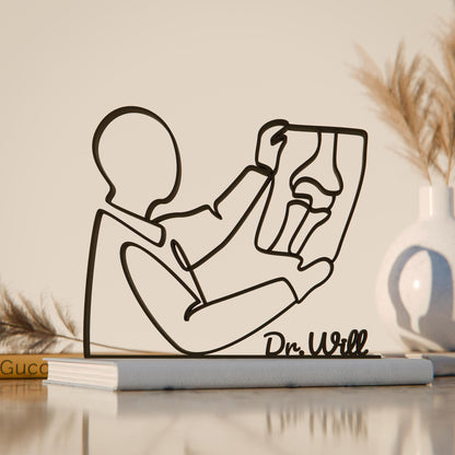 Anatolian Gift BoxRadiographer - Customized Line Art Figure