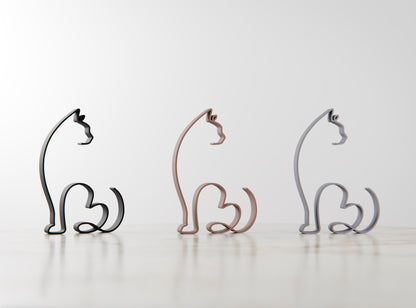 Anatolian Gift BoxRagdoll Cat 06 - Line Art Figure