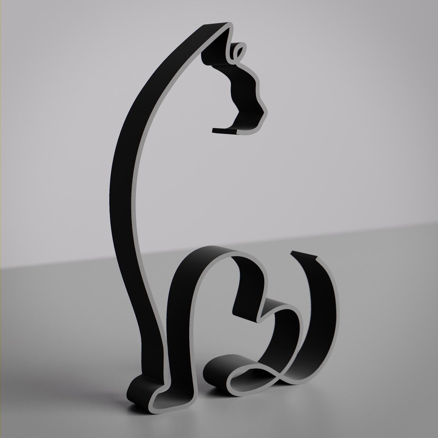 Anatolian Gift BoxRagdoll Cat 06 - Line Art Figure