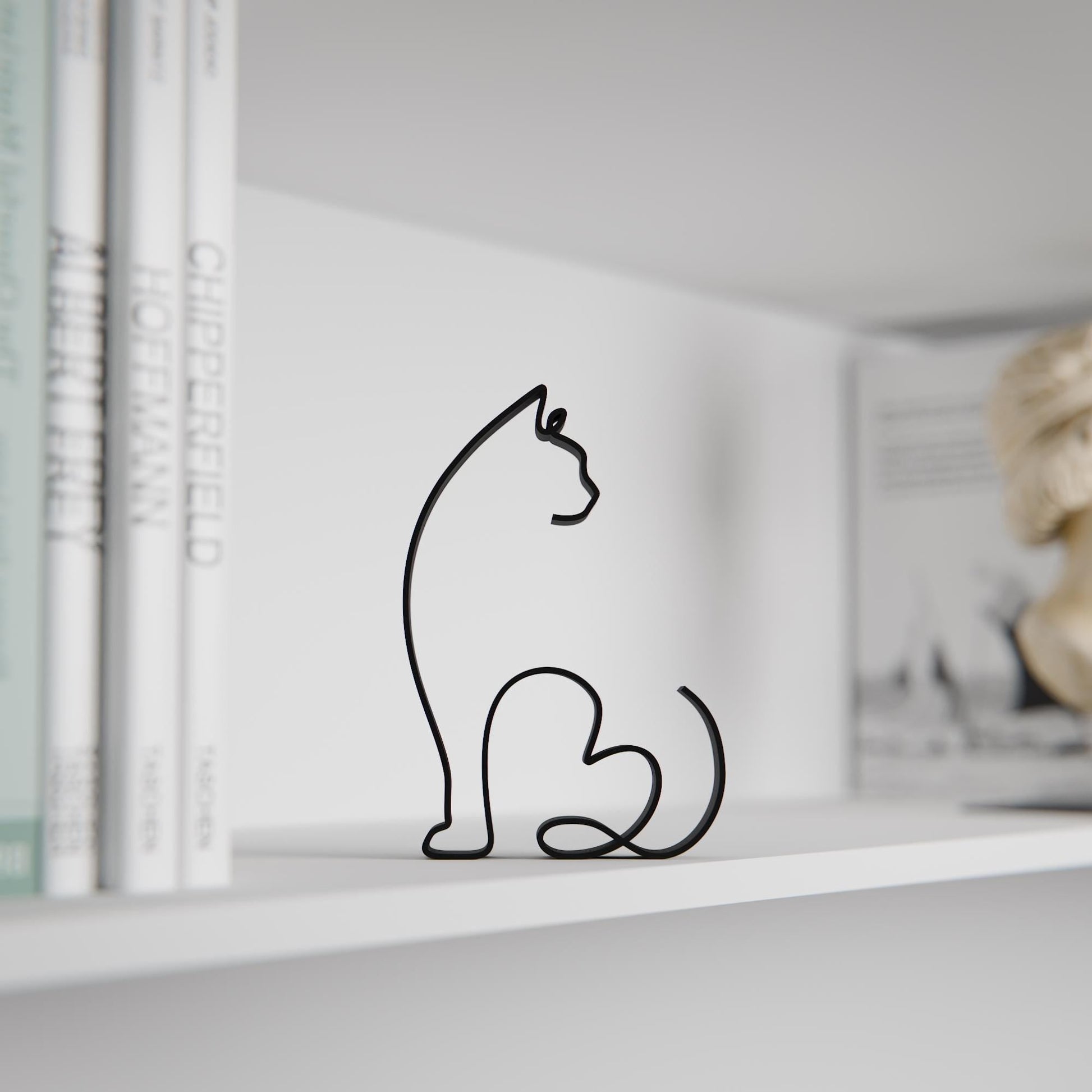 Anatolian Gift BoxRagdoll Cat 06 - Line Art Figure