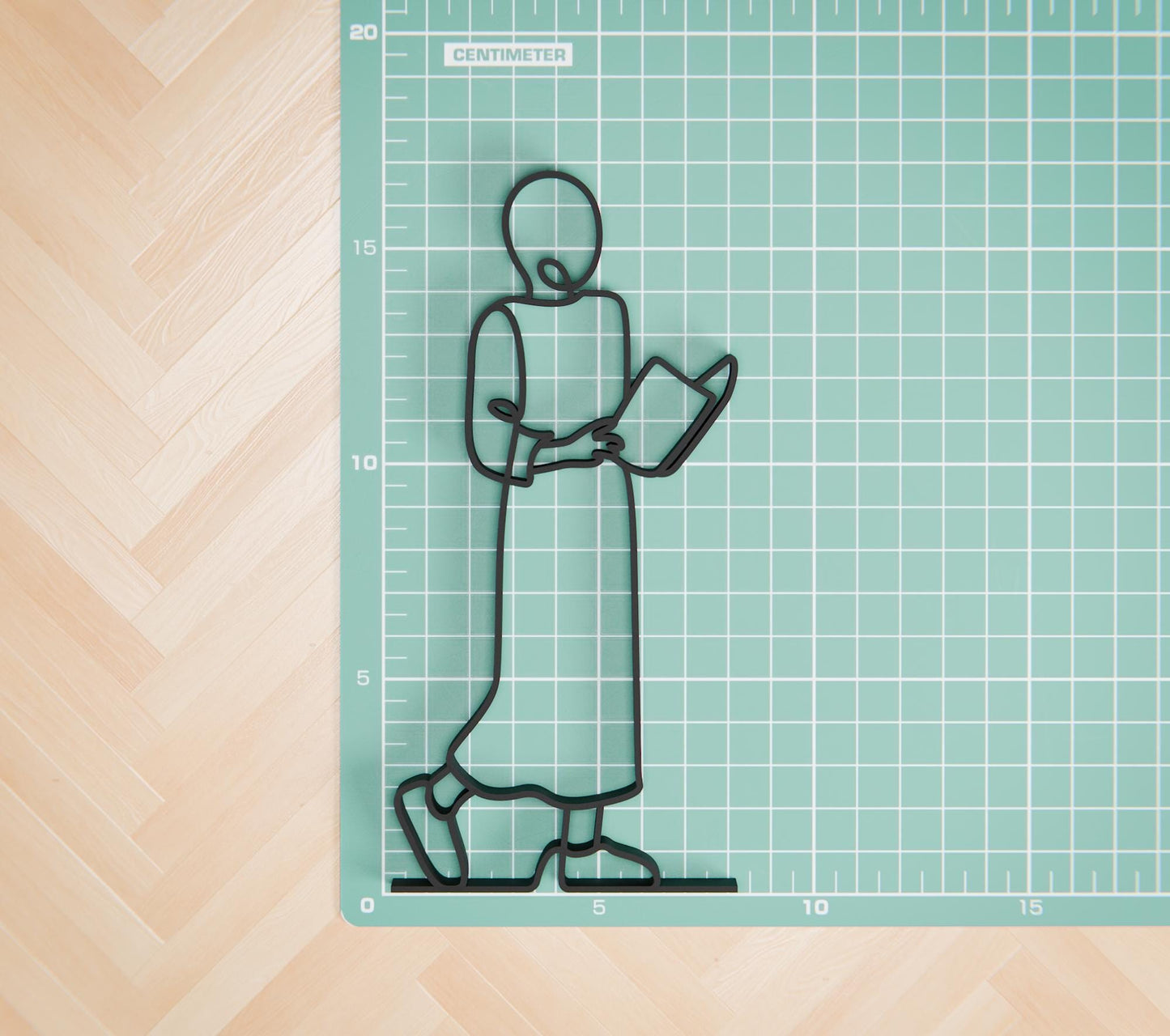 Anatolian Gift BoxReader/Bookworm - Customized Line Art Figure