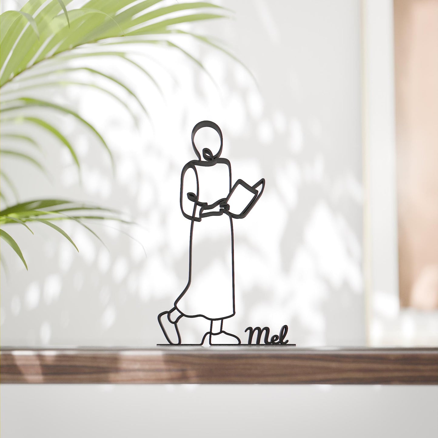 Anatolian Gift BoxReader/Bookworm - Customized Line Art Figure