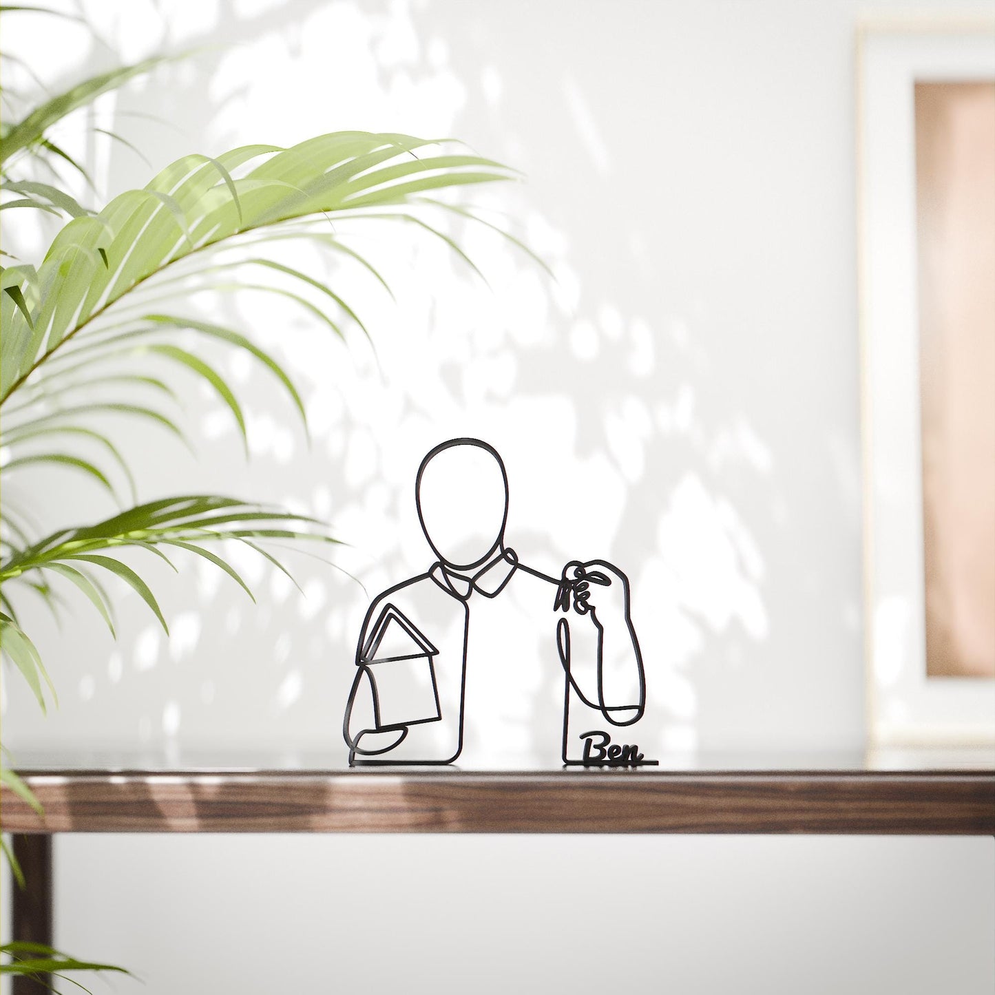 Anatolian Gift BoxReal Estate Agent - Customized Line Art Figure