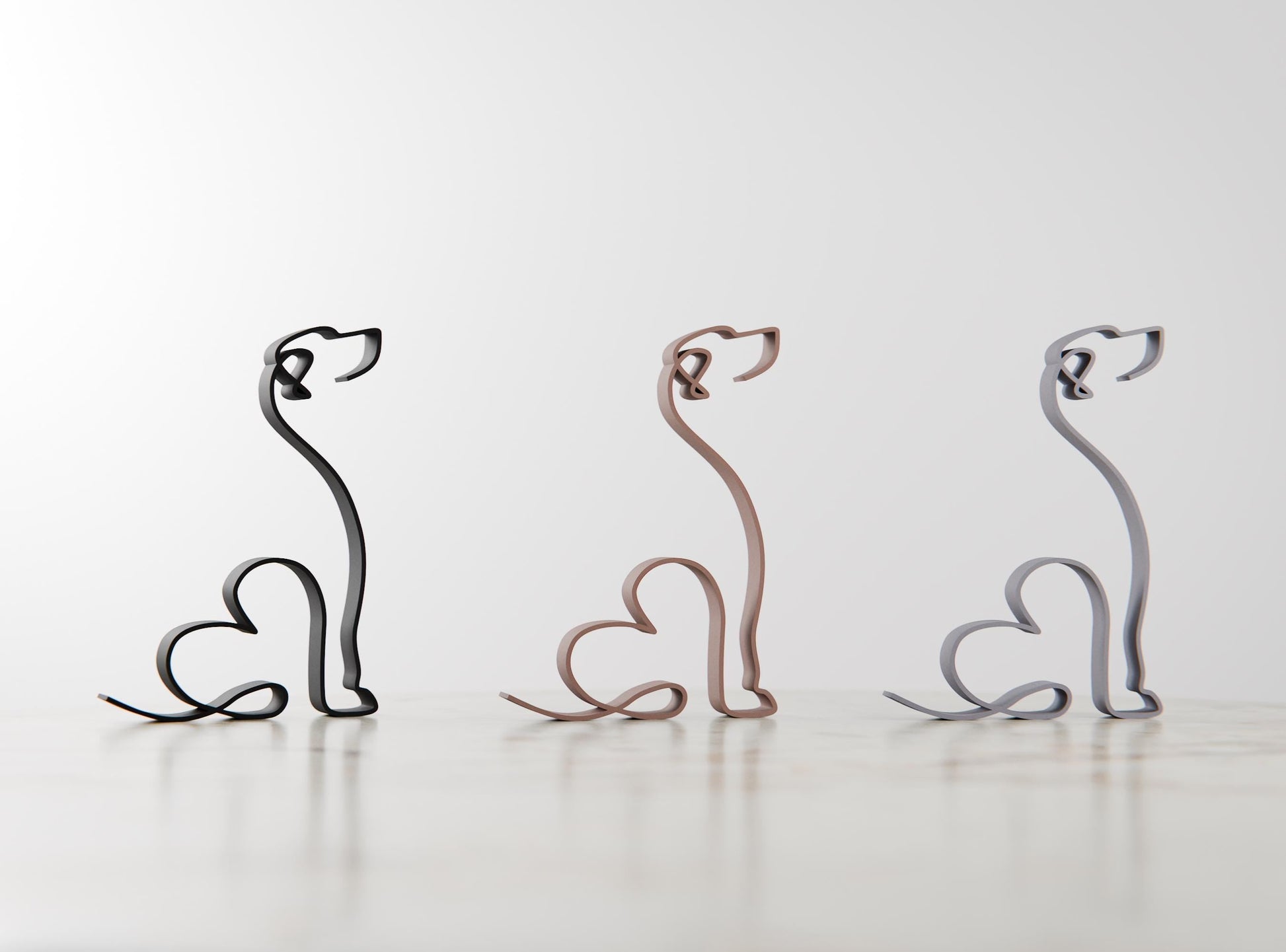 Anatolian Gift BoxRhodesian Ridgeback Dog 19 - Line Art Figure