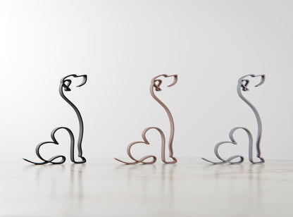 Anatolian Gift BoxRhodesian Ridgeback Dog 19 - Line Art Figure