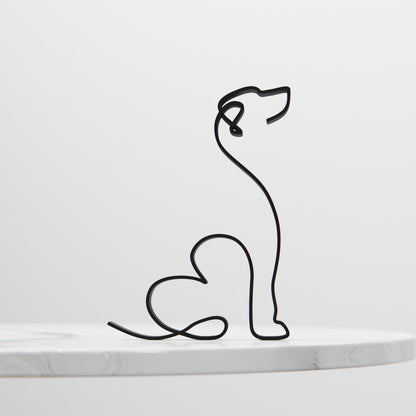 Anatolian Gift BoxRhodesian Ridgeback Dog 19 - Line Art Figure