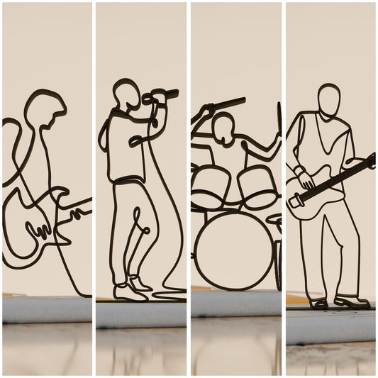Anatolian Gift BoxRock Band - Customized Line Art Figures