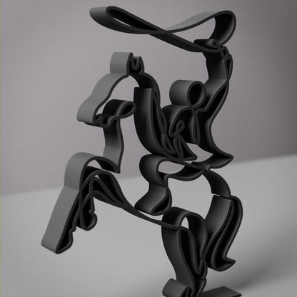 Anatolian Gift BoxRodeo - Line Art Figure