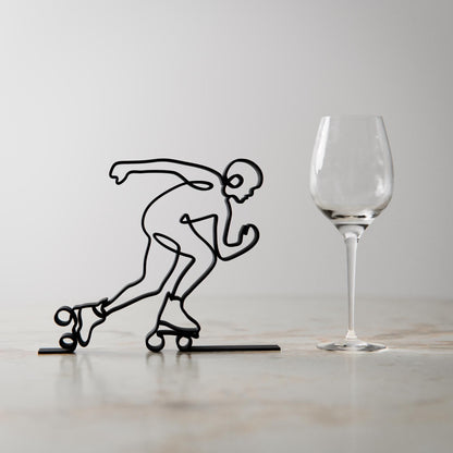 Anatolian Gift BoxRoller Skater - Customized Line Art Figure
