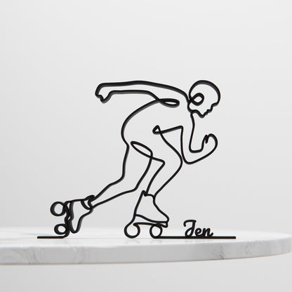 Anatolian Gift BoxRoller Skater - Customized Line Art Figure
