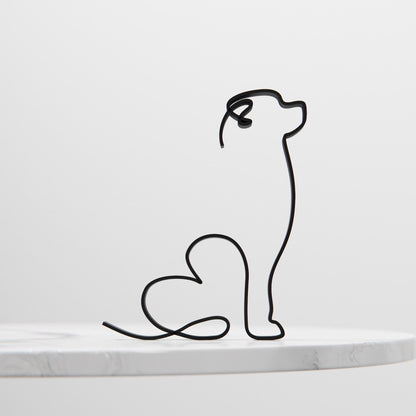 Anatolian Gift BoxRottweiler Dog 16 - Line Art Figure