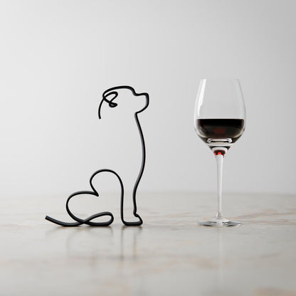 Anatolian Gift BoxRottweiler Dog 16 - Line Art Figure