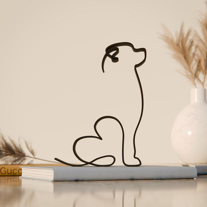 Anatolian Gift BoxRottweiler Dog 16 - Line Art Figure