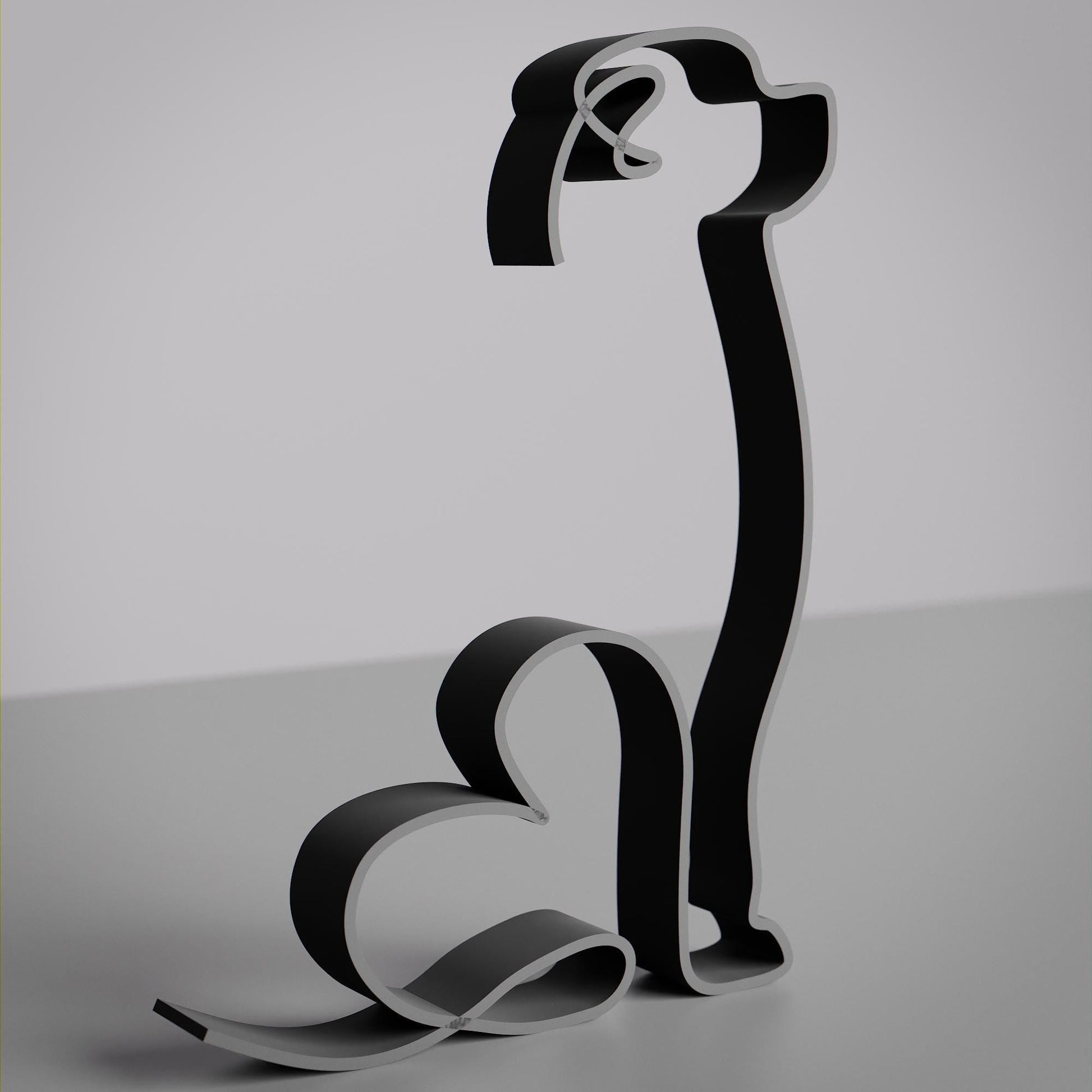 Anatolian Gift BoxRottweiler Dog 16 - Line Art Figure