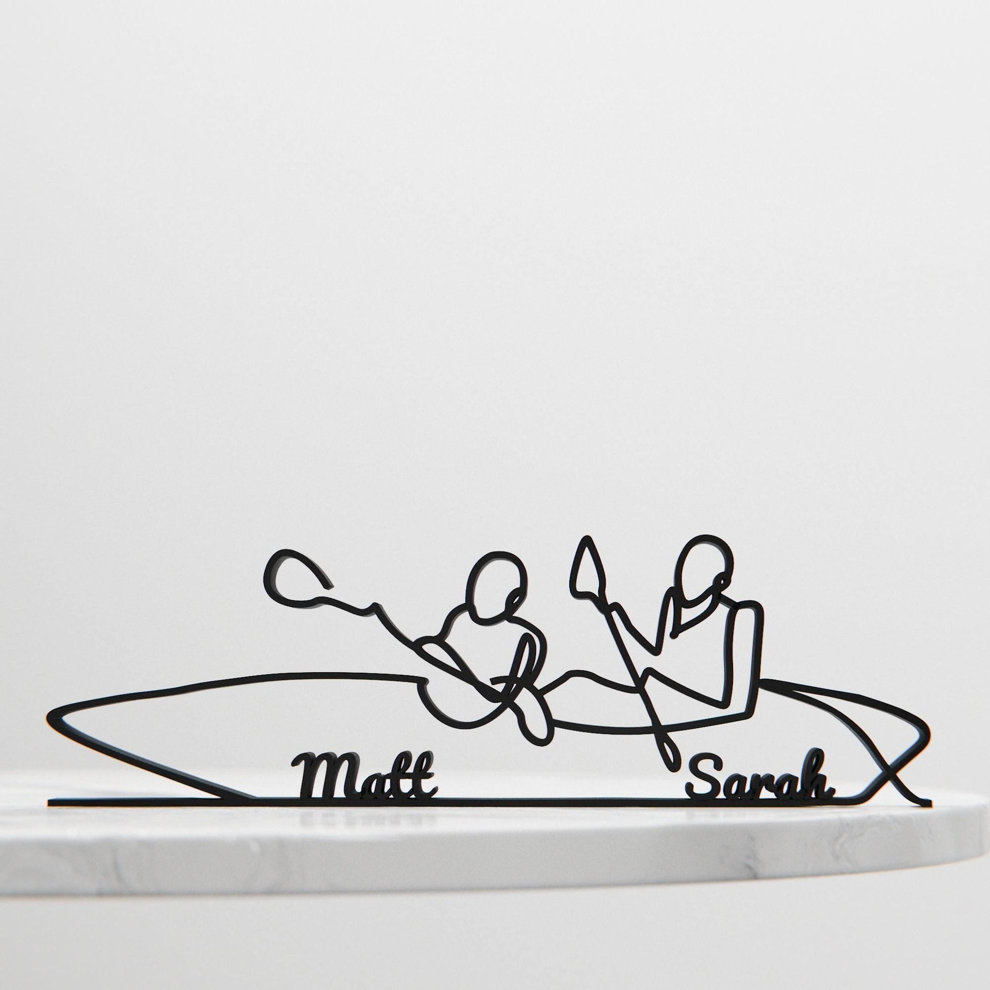 Anatolian Gift BoxRowers/Rowing - Customized Line Art Figure