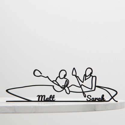 Anatolian Gift BoxRowers/Rowing - Customized Line Art Figure