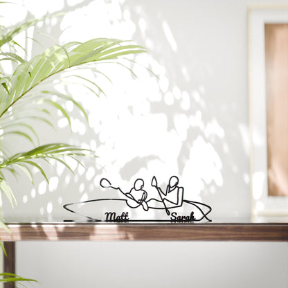 Anatolian Gift BoxRowers/Rowing - Customized Line Art Figure