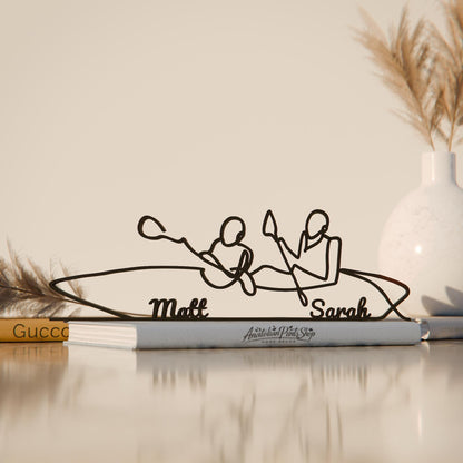 Anatolian Gift BoxRowers/Rowing - Customized Line Art Figure