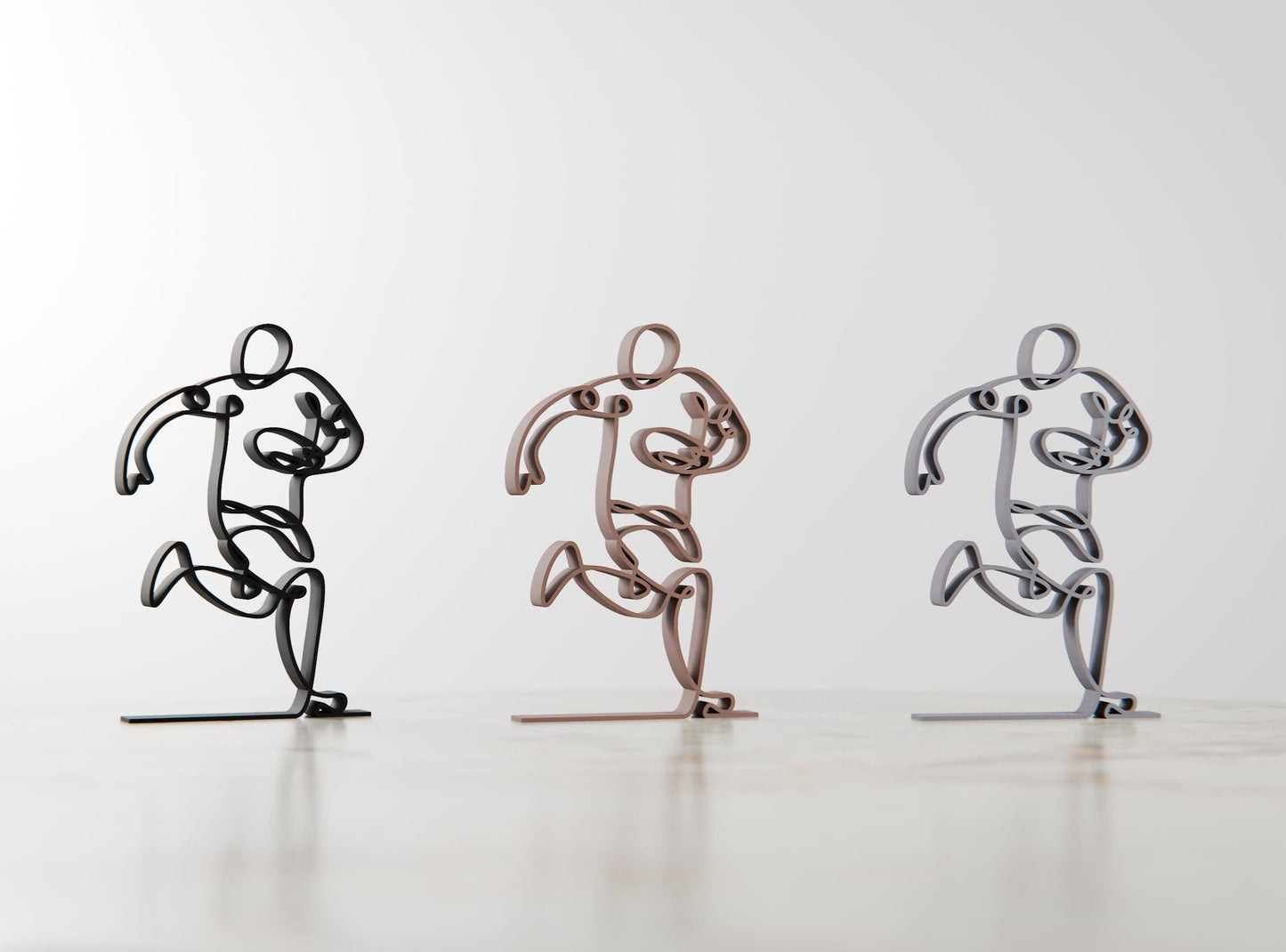 Anatolian Gift BoxRugby Player - Customized Line Art Figure