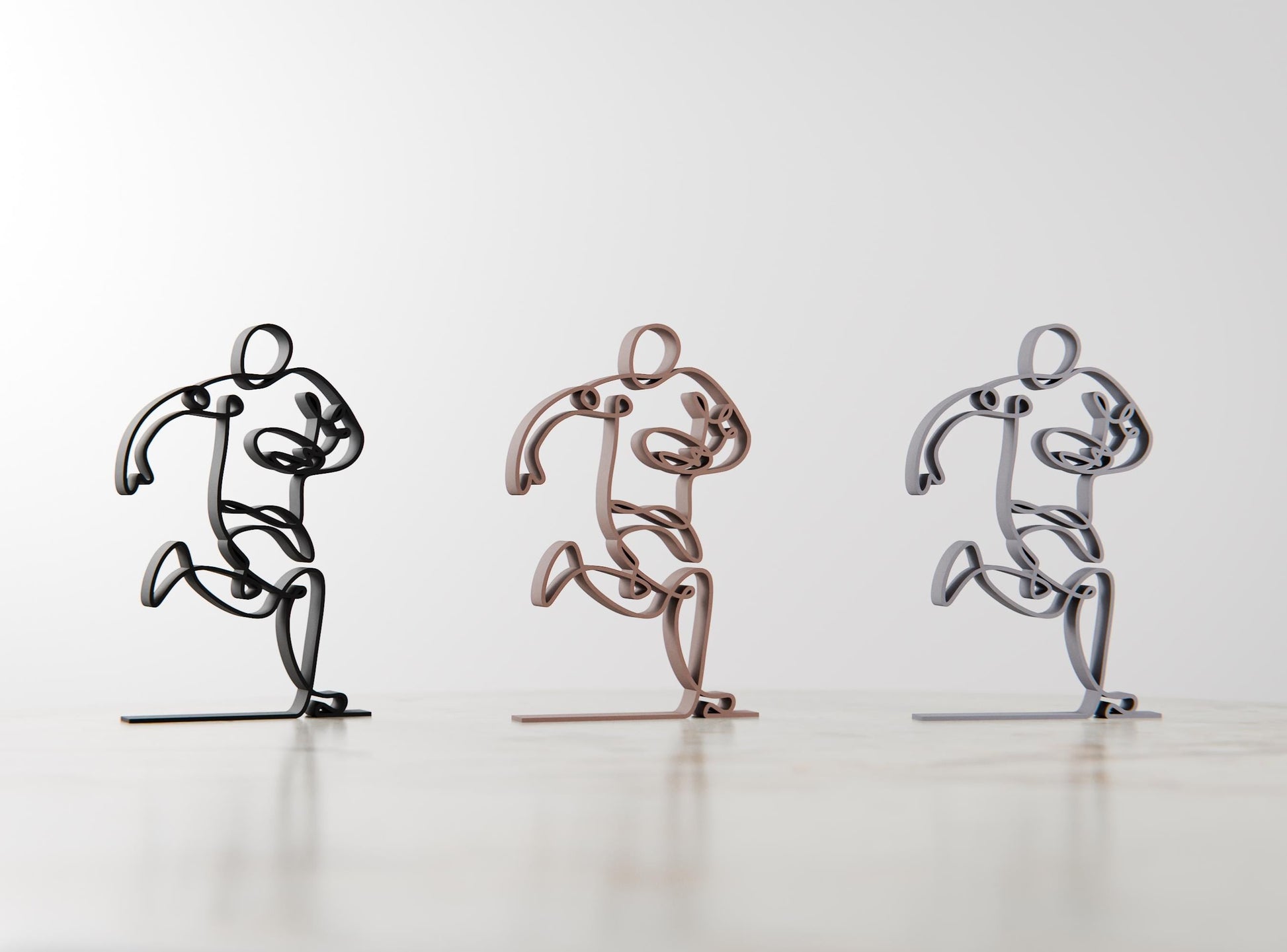 Anatolian Gift BoxRugby Player - Customized Line Art Figure